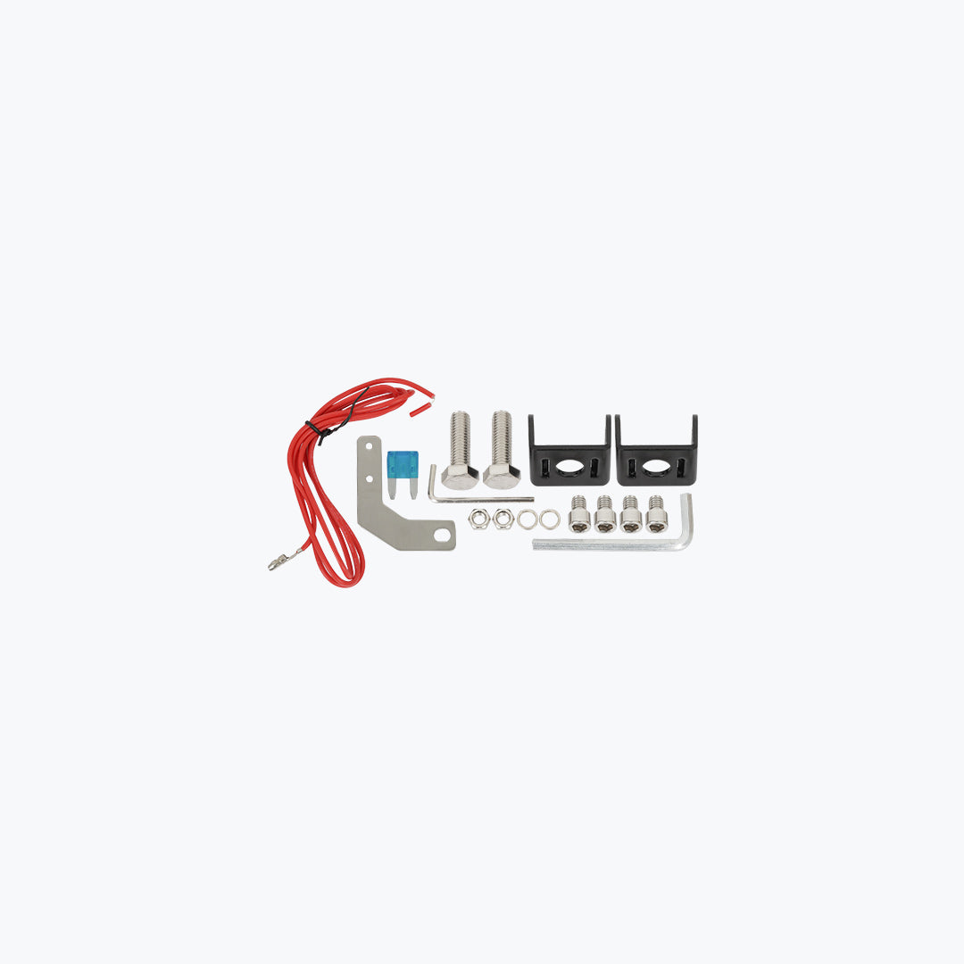 HJG Universal 2 LED Rectangular Fog Light With Wire Harness