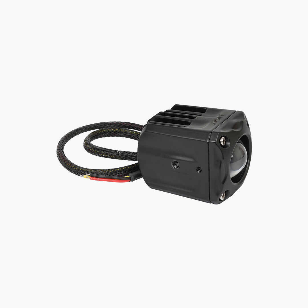 HJG Universal Square Red Devil Eye Fog Light