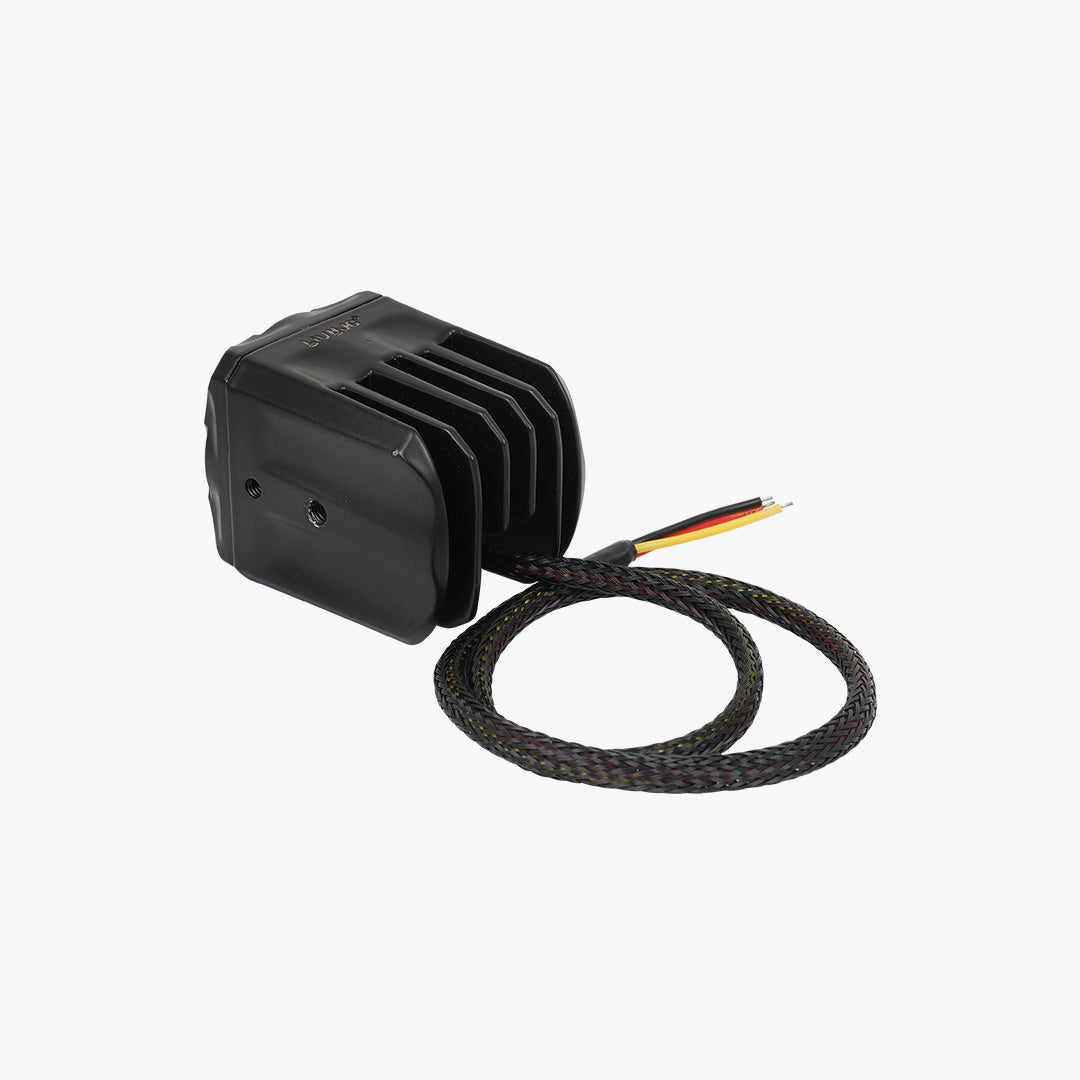 HJG Universal Square Red Devil Eye Fog Light