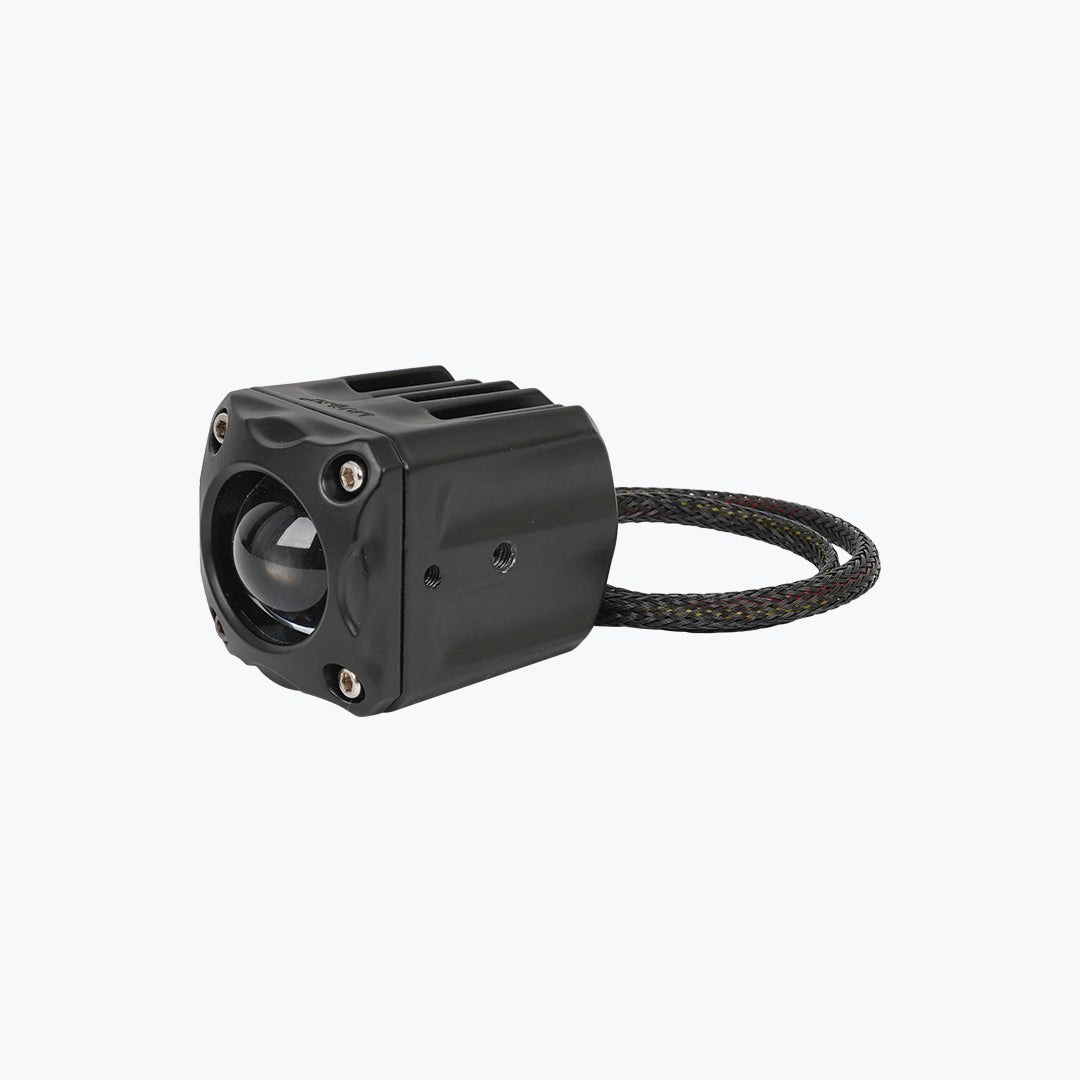 HJG Universal Square Red Devil Eye Fog Light