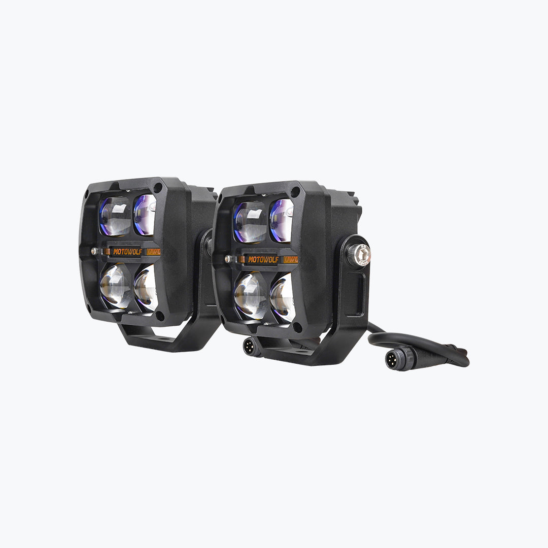 MOTOWOLF Thunder Eye L3-BK Motorcycle LED Fog Light