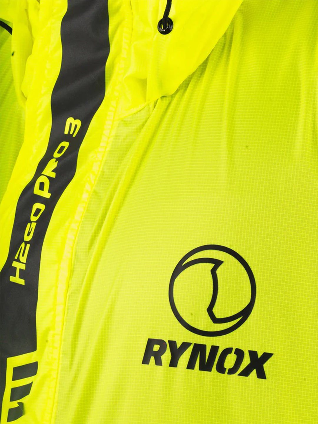 Rynox H2GO Pro 3 Rain Jacket Hi-Viz Green