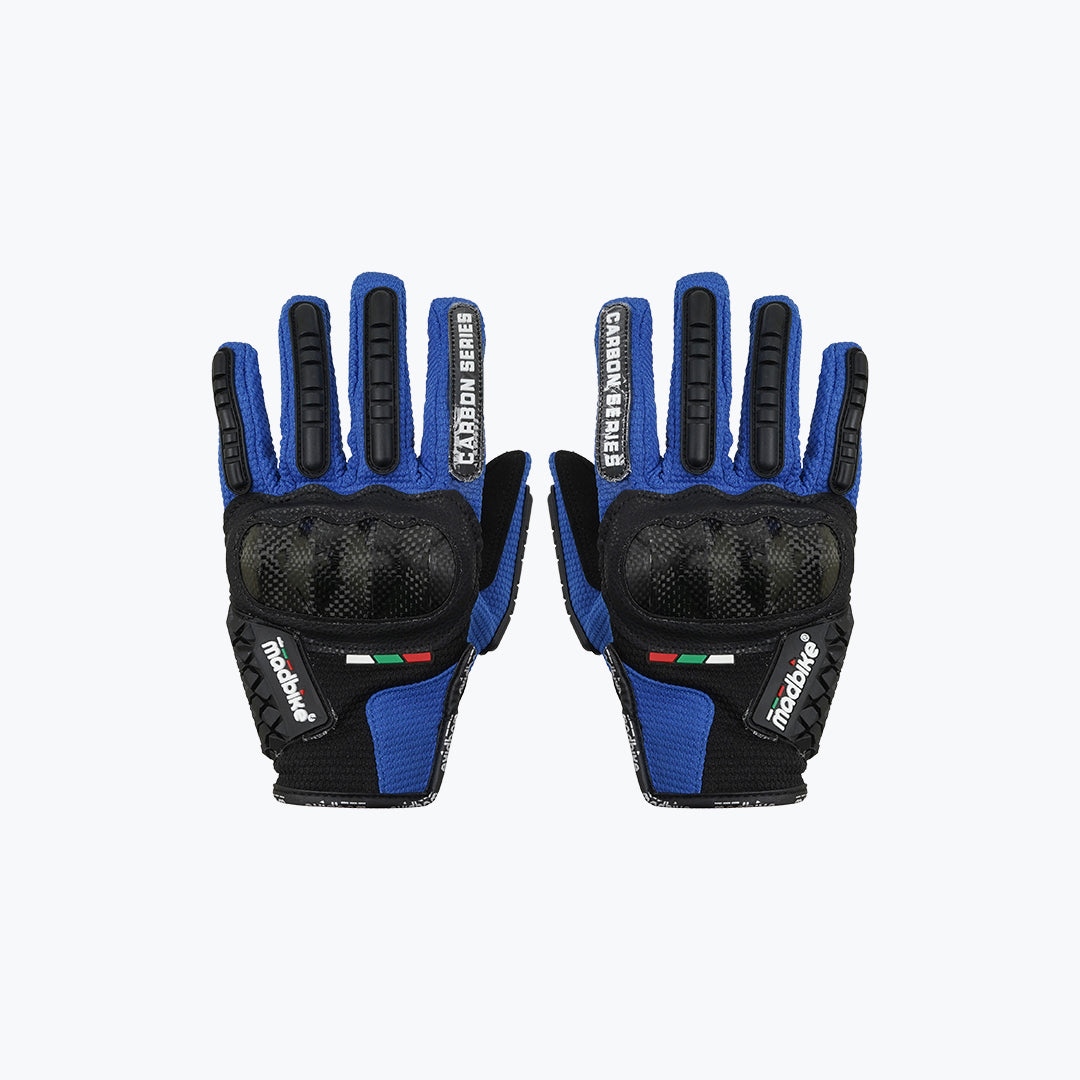 MADBIKE CARBON SERIES MAD06 GLOVES BLACK BLUE