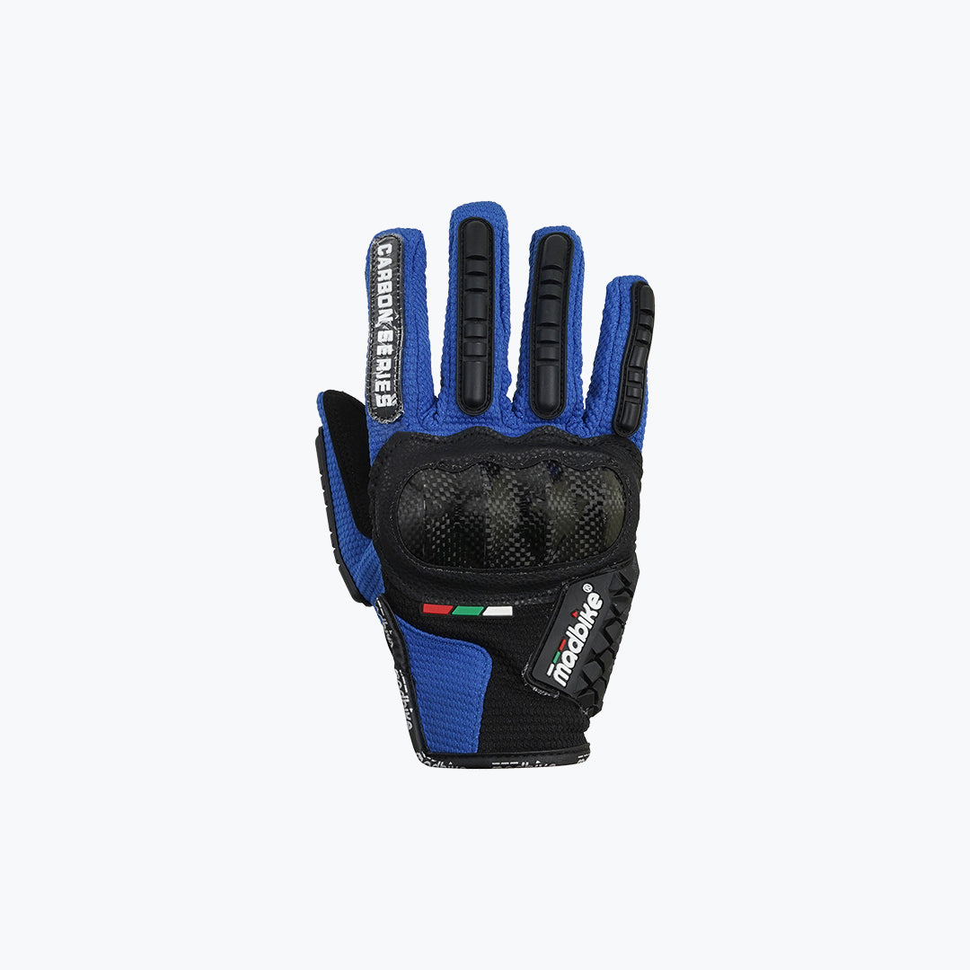 MADBIKE CARBON SERIES MAD06 GLOVES BLACK BLUE