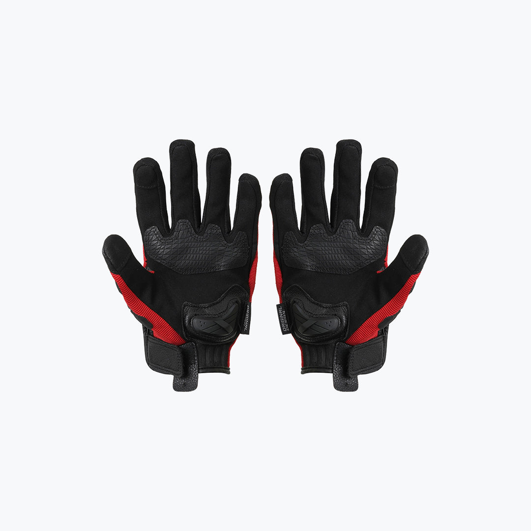MADMOTOR MT TIRE MT-37 GLOVES BLACK RED