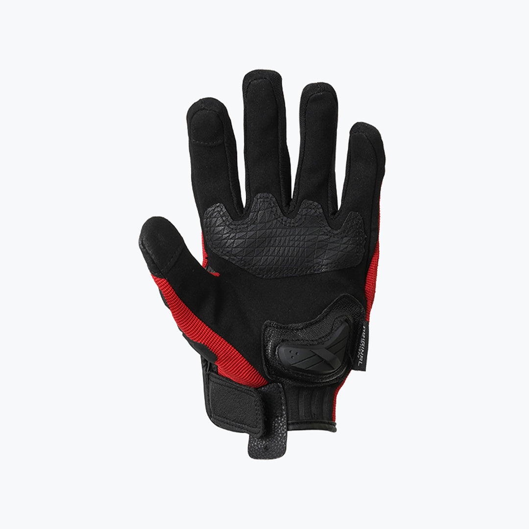 MADMOTOR MT TIRE MT-37 GLOVES BLACK RED