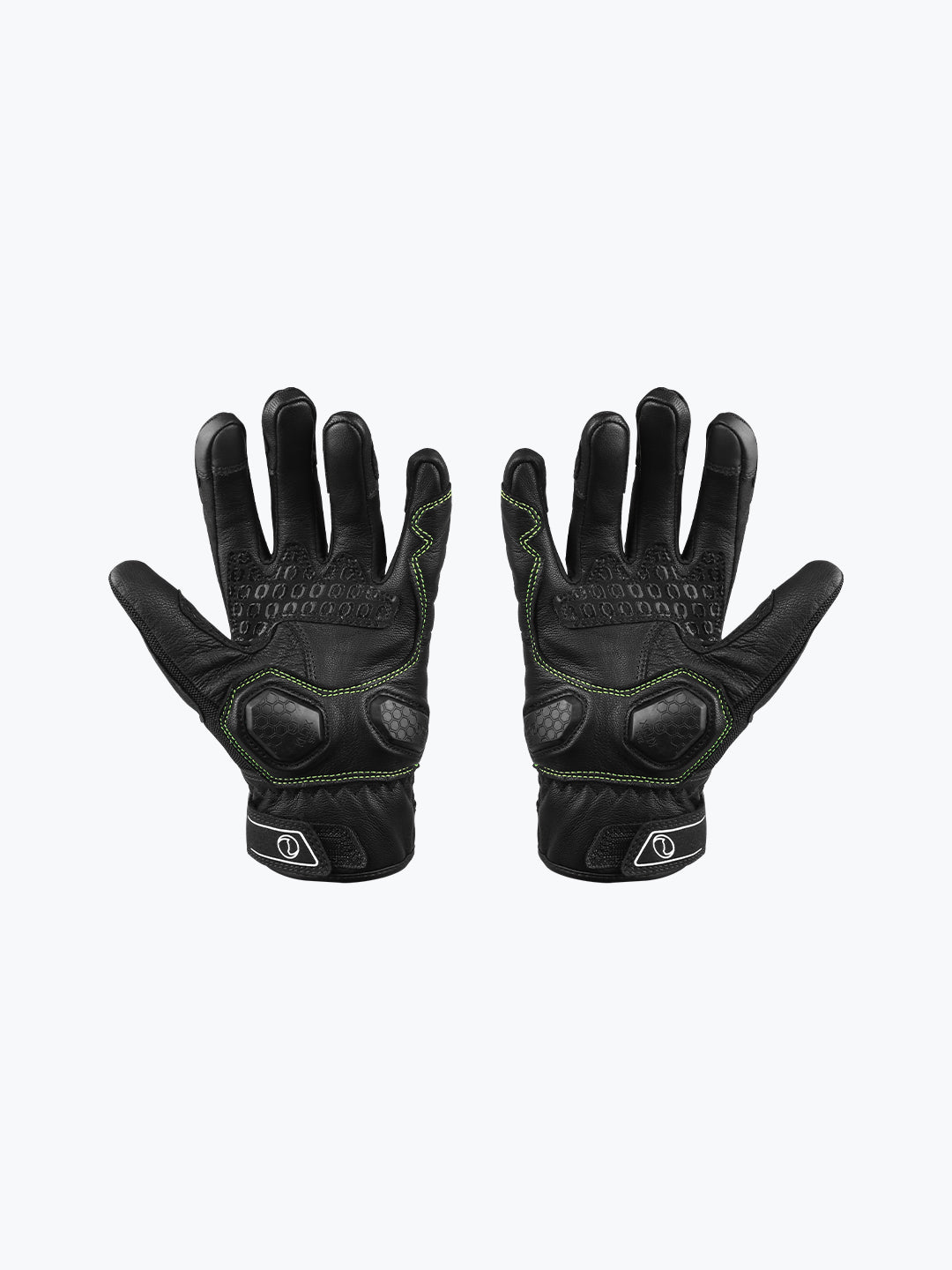 Rynox Tornado Pro 3 Gloves-Black HI-VIZ Green