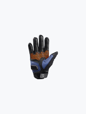 Rynox Gravel Gloves Navy Blue Orange