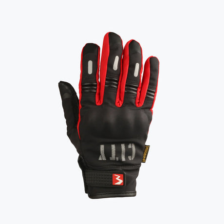 CITY GLOVES TOUCH BLACK & RED
