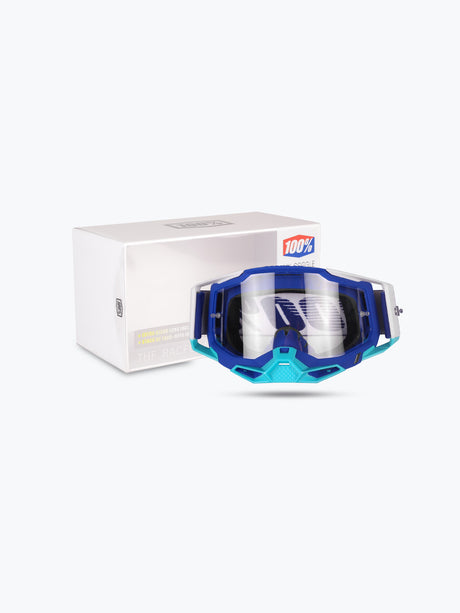 GOGGLES 100% -212 Blue Plain With Box