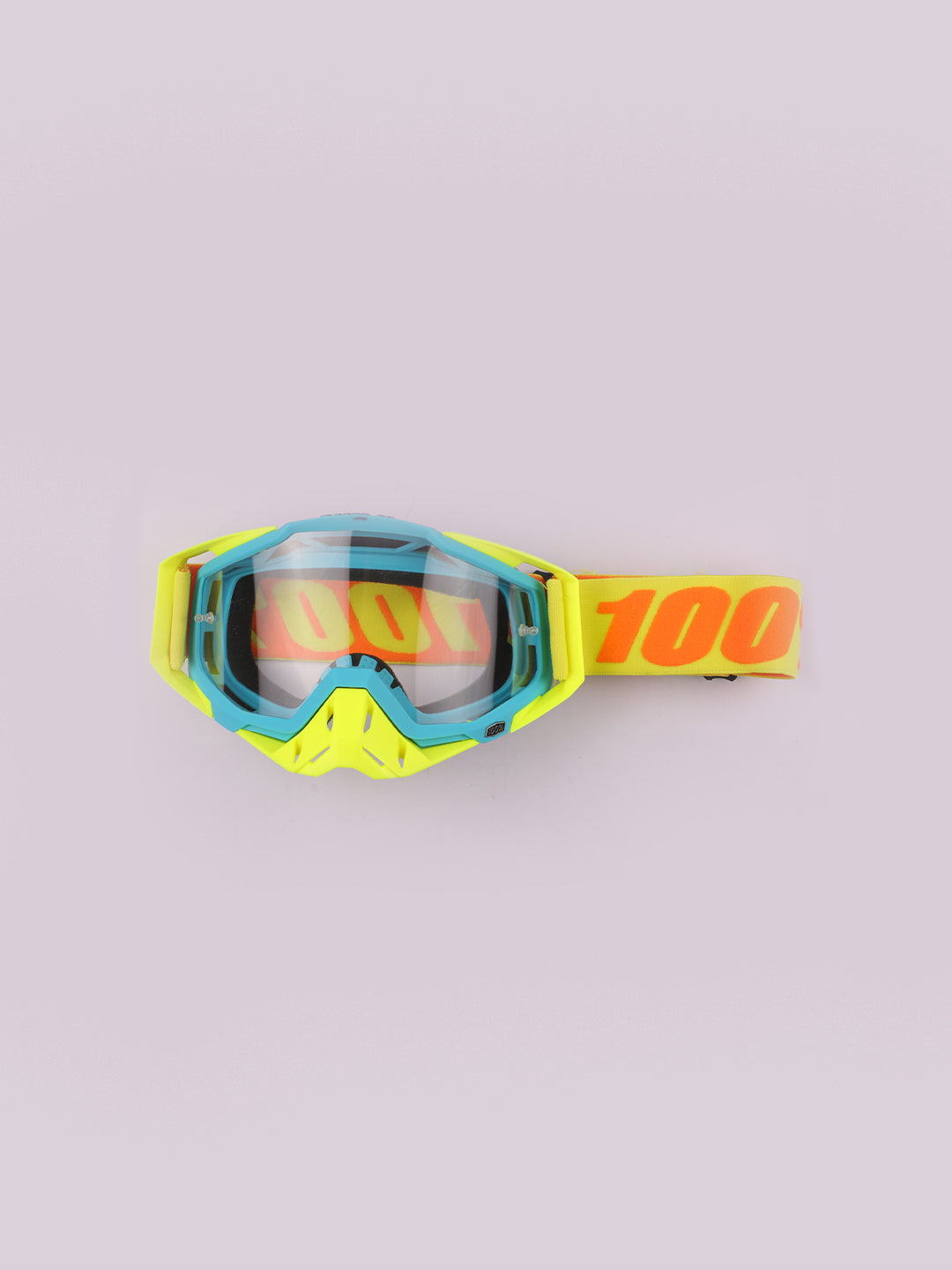 100% Goggles Flu Green Plain Tint