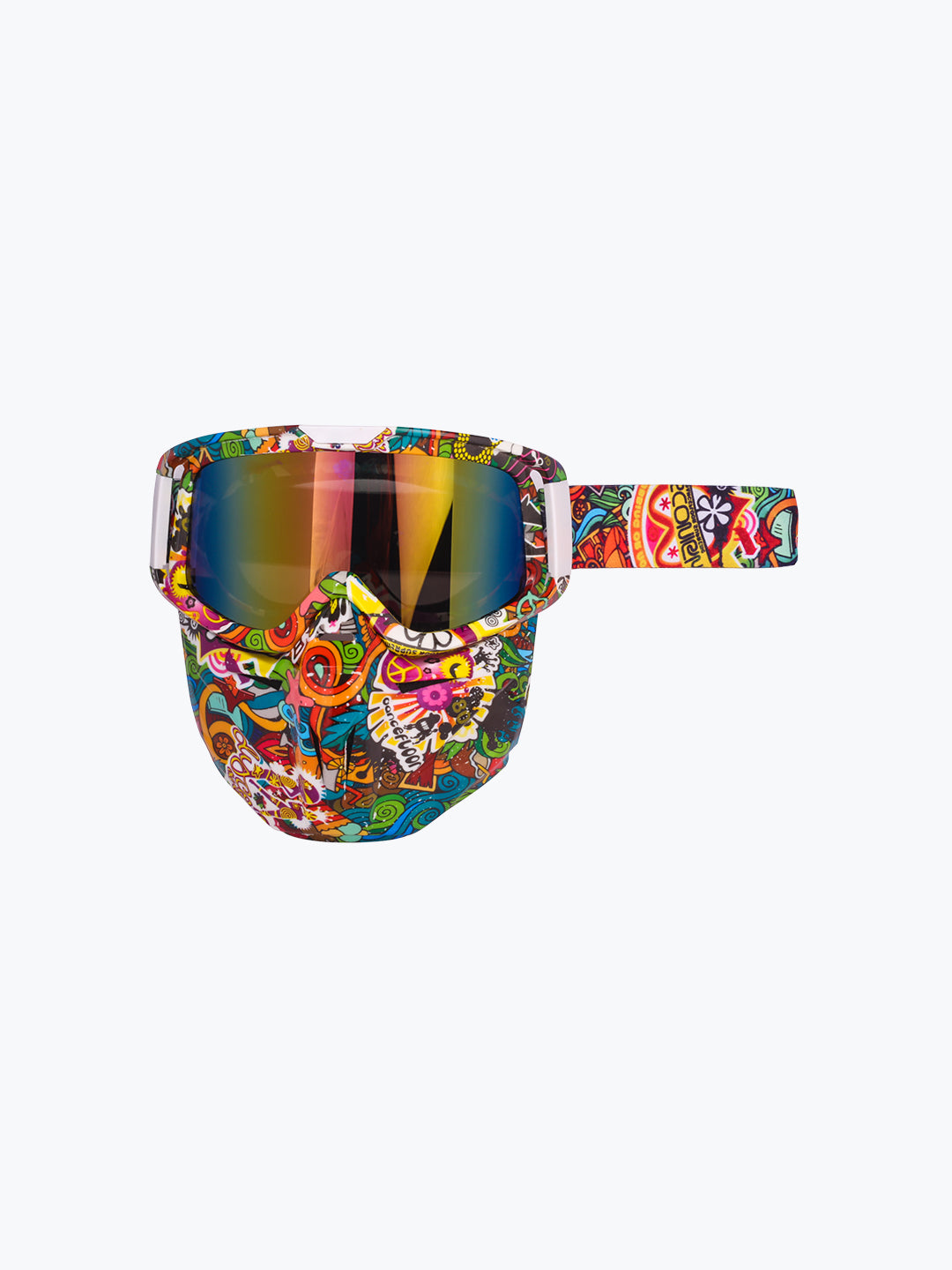 BSDDP Goggles With Mask Disco Multi Color