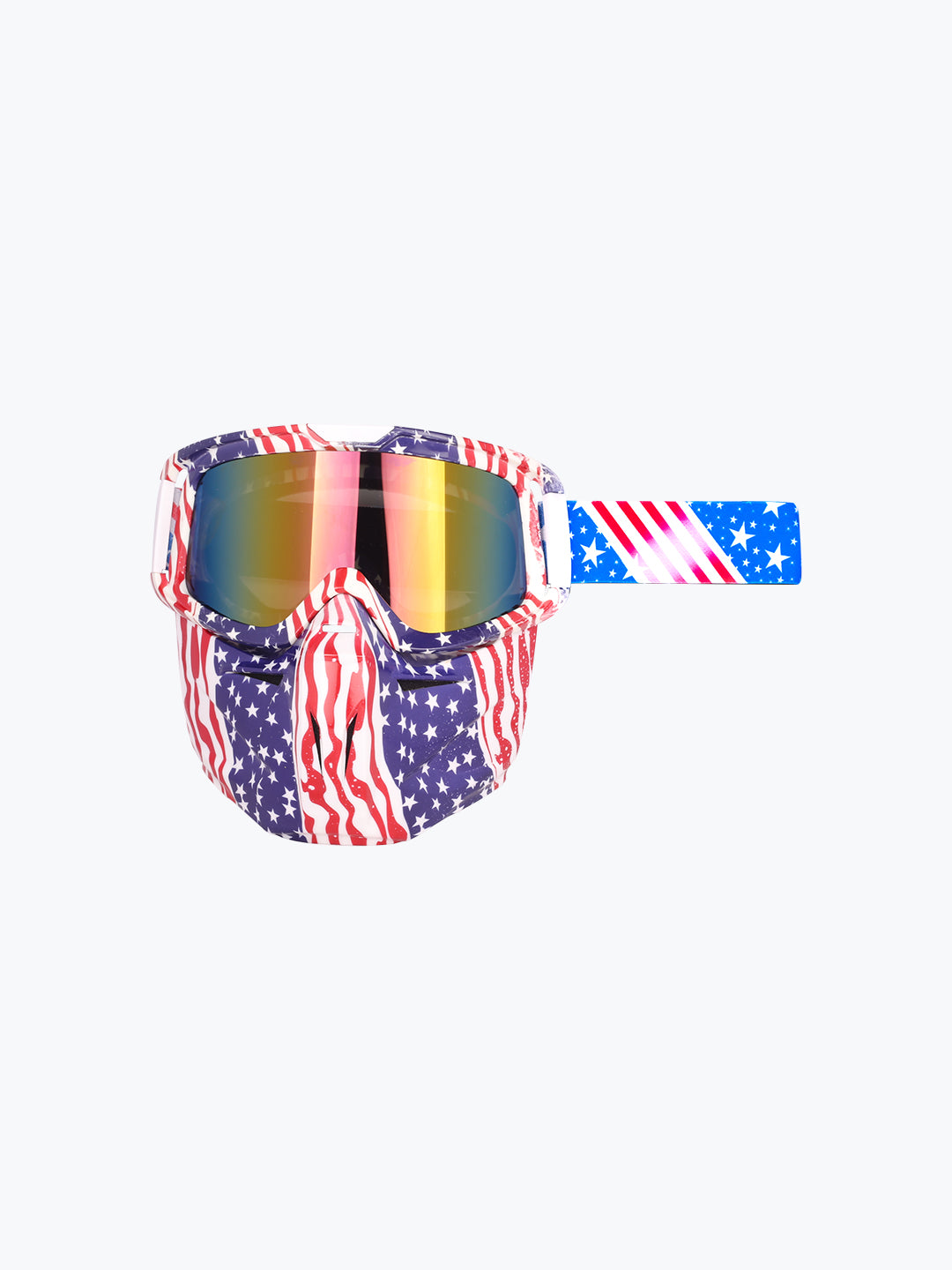 BSDDP Goggles With Mask USA Flag