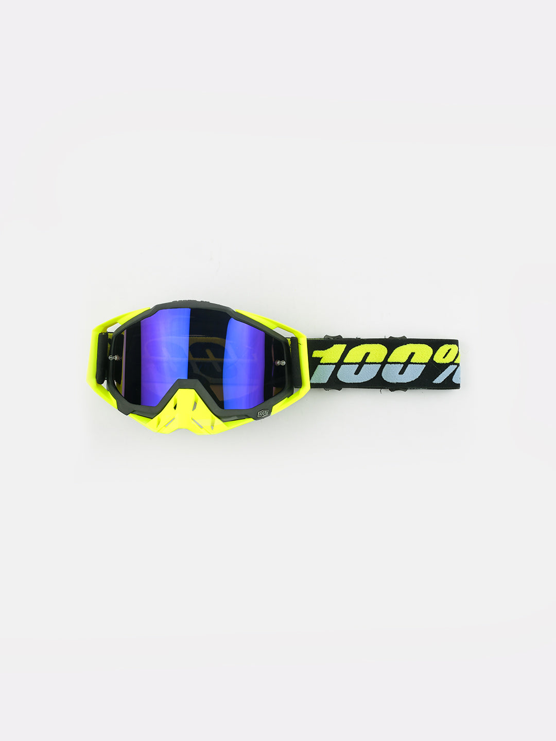 100% Goggles Yellow Blue Tint