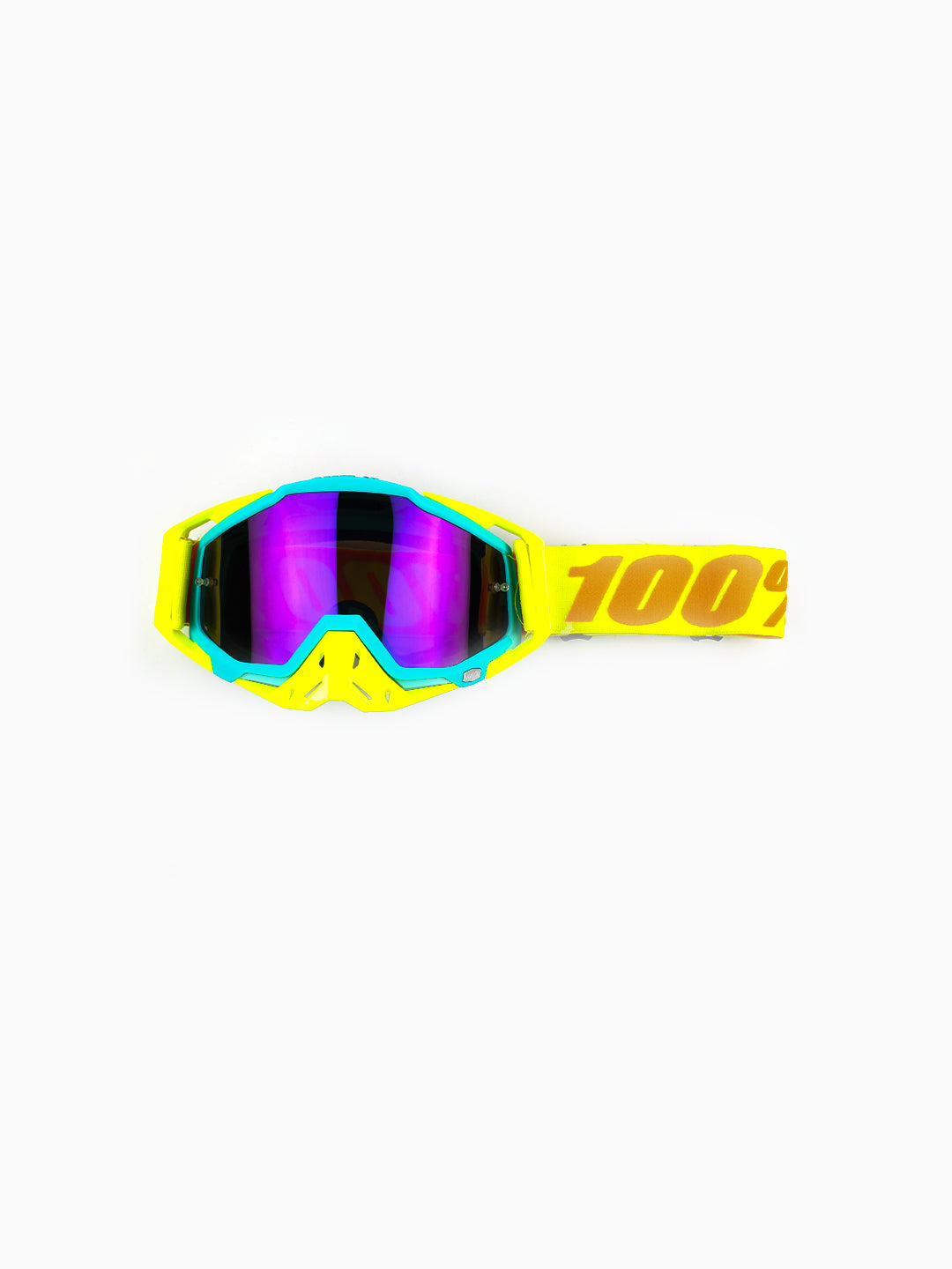 100% Goggles Yellow Green Blue Tint