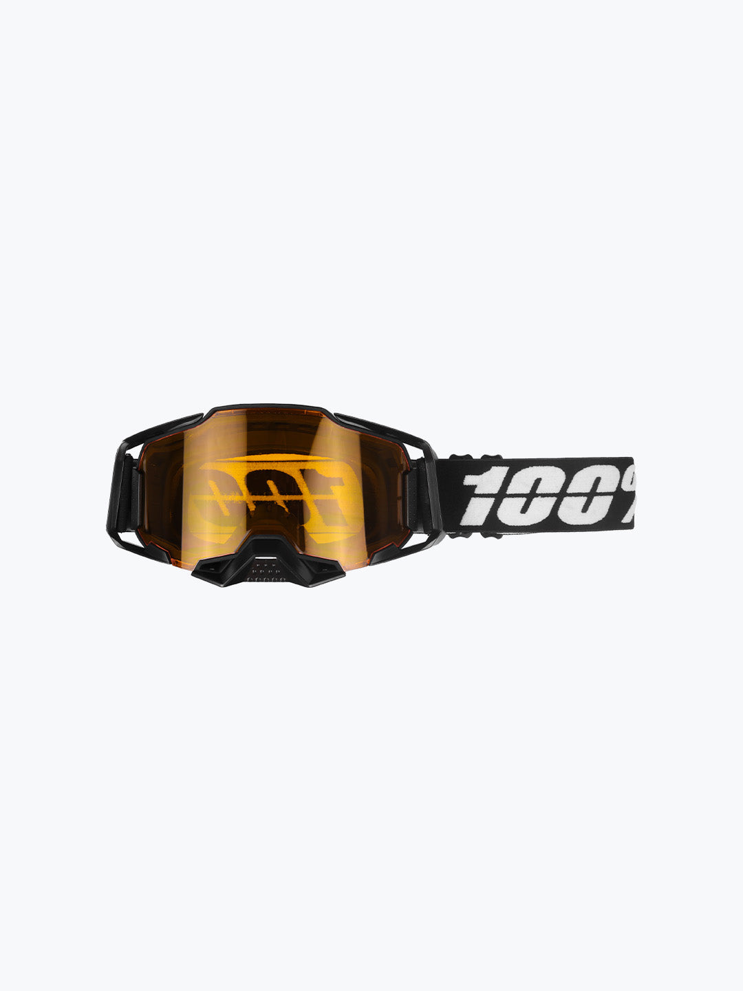 100% Goggles Black Yellow Tint