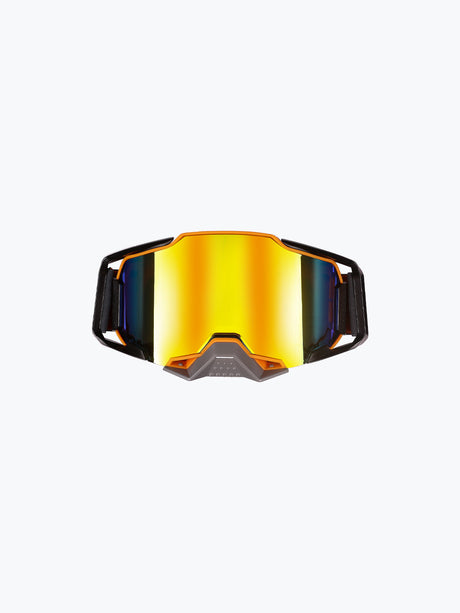 100% Goggles Orange Grey Rainbow Tint