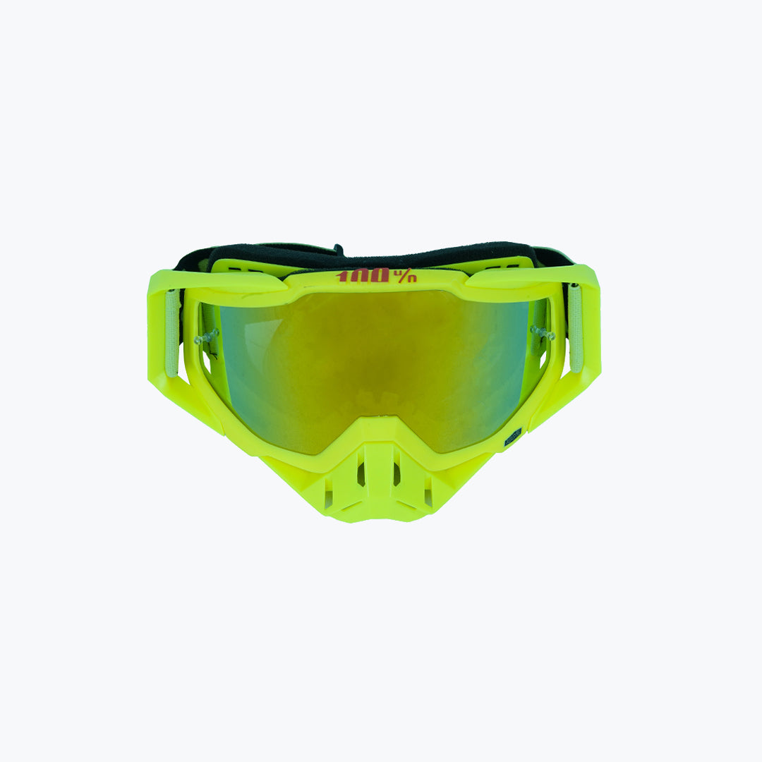 100 GOGGLES YELLOW GOLD TINT
