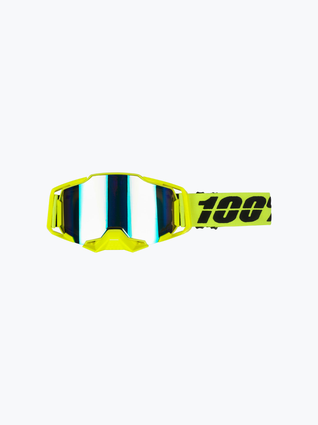 100% Goggles Yellow Rainbow Tint