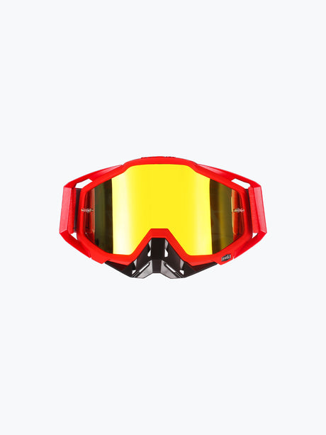 100% Goggles Black Red Gold Tint