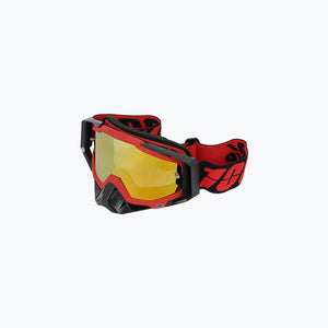 100% GOGGLES BLACK NOSE & BLACK FRAME GOLD TINT WITH BOX
