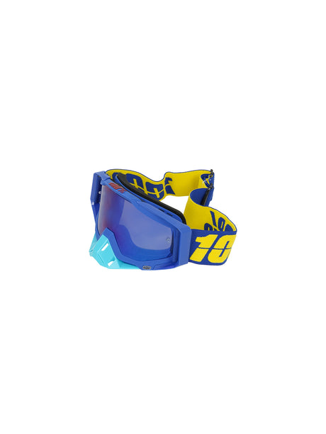 100% GOGGLES LIGHT BLUE NOSE BLUE TINT WITH OUT BOX