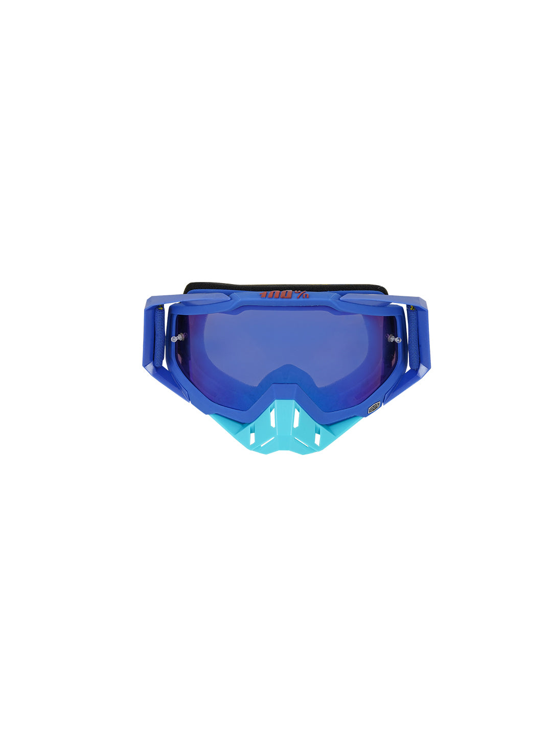 100% GOGGLES LIGHT BLUE NOSE BLUE TINT WITH OUT BOX