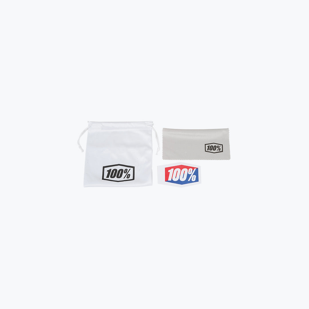 100% GOGGLES YELLOW NOSE GREEN TINT WITH BOX