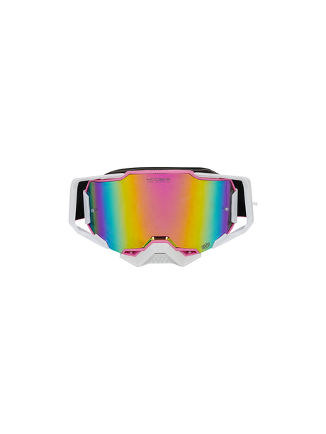 100% Armega Replica Goggles With Box Pink White F PINK.N PINK BLU Tint
