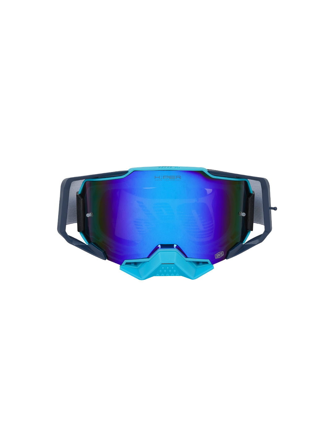 100% Armega Replica Goggles With Box DARK BLU.F BLUE.N BLUE Tint