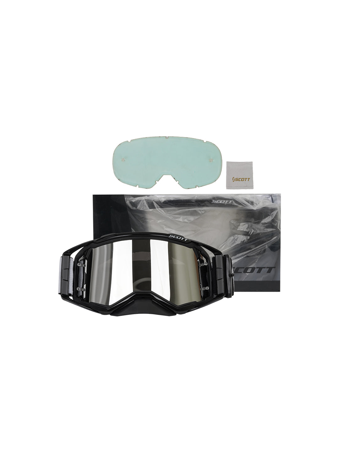 SCOTT Replica Goggles With Box BLK.F BLK.N SILVER Tint