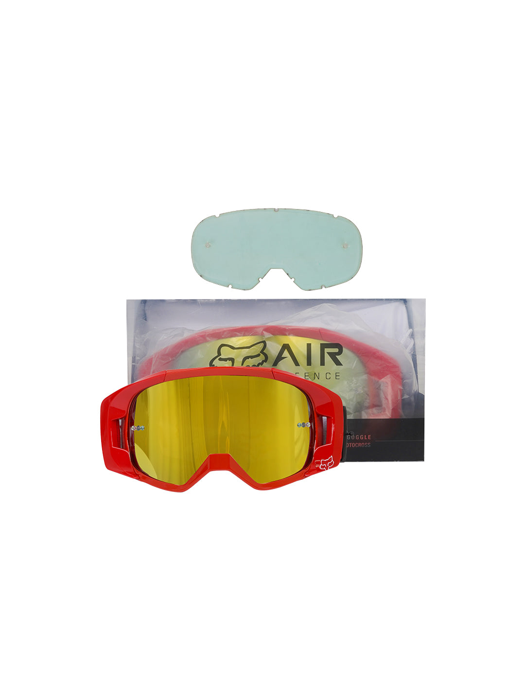 FOX Replica Goggles With Box RED.F GOLD Tint