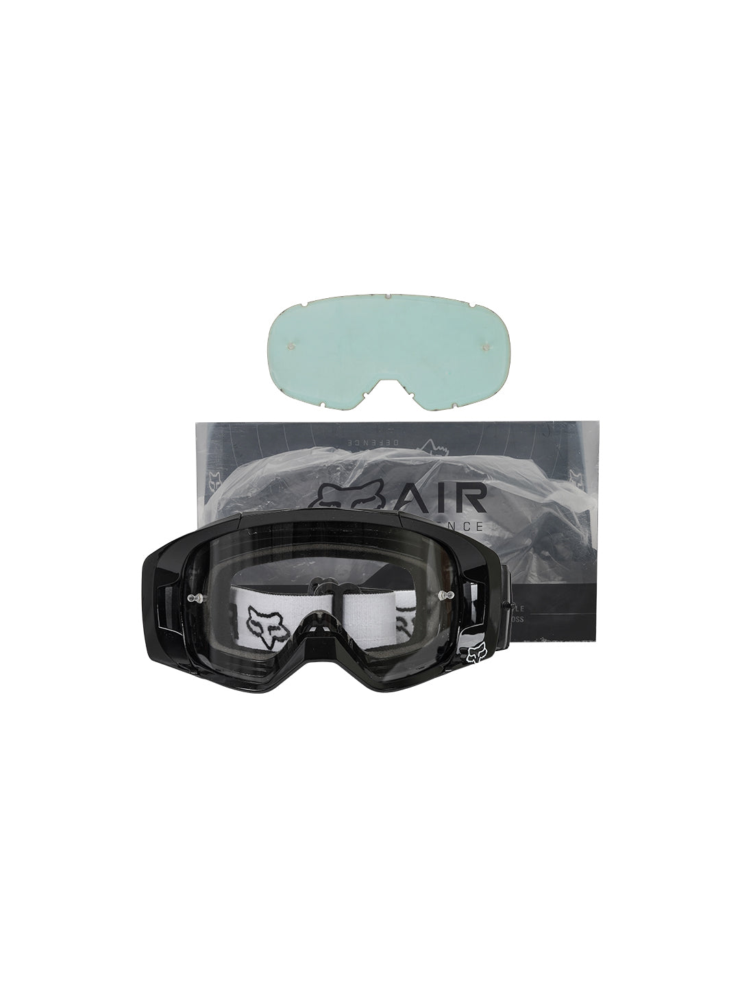 FOX Replica Goggles With Box BLK.F CLEAR Tint