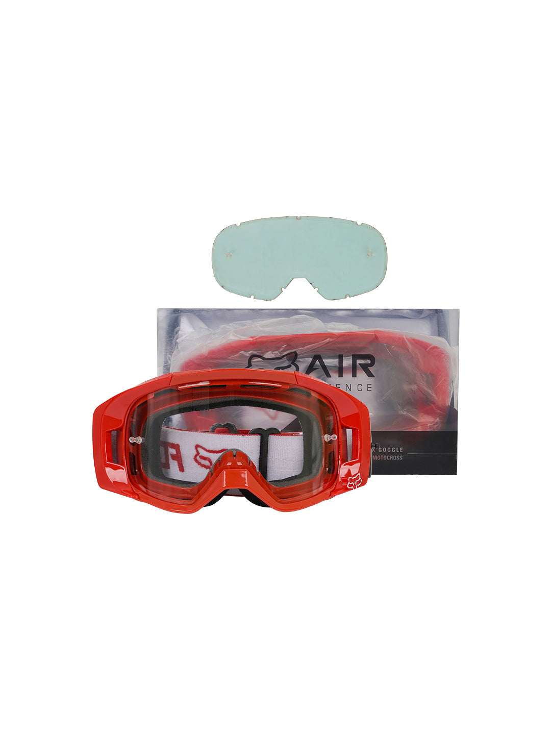 FOX Replica Goggles With Box RED.F CLEAR Tint