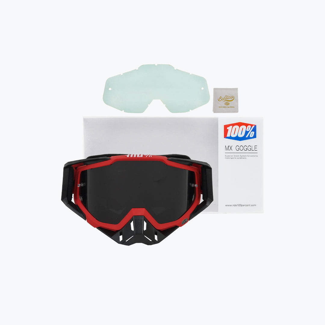 100% OFF-ROAD MX GOGGLES WITH BOX