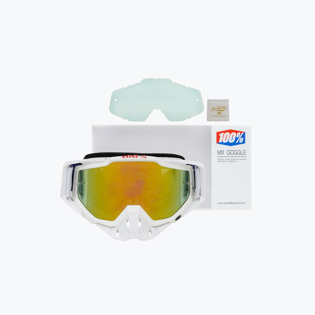 100% OFF-ROAD MX GOGGLES WITH BOX
