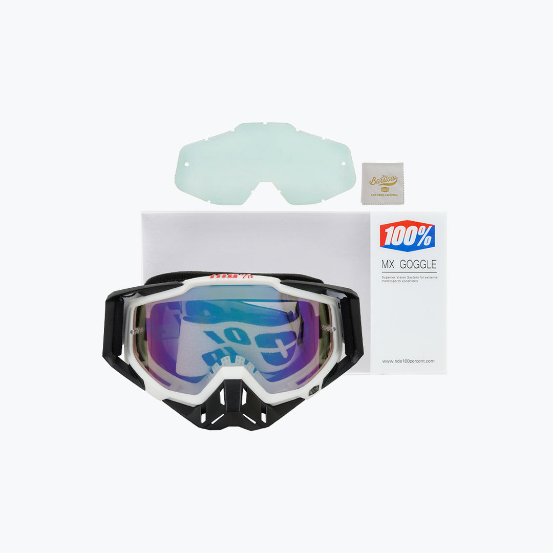 100% OFF-ROAD MX GOGGLES WITH BOX