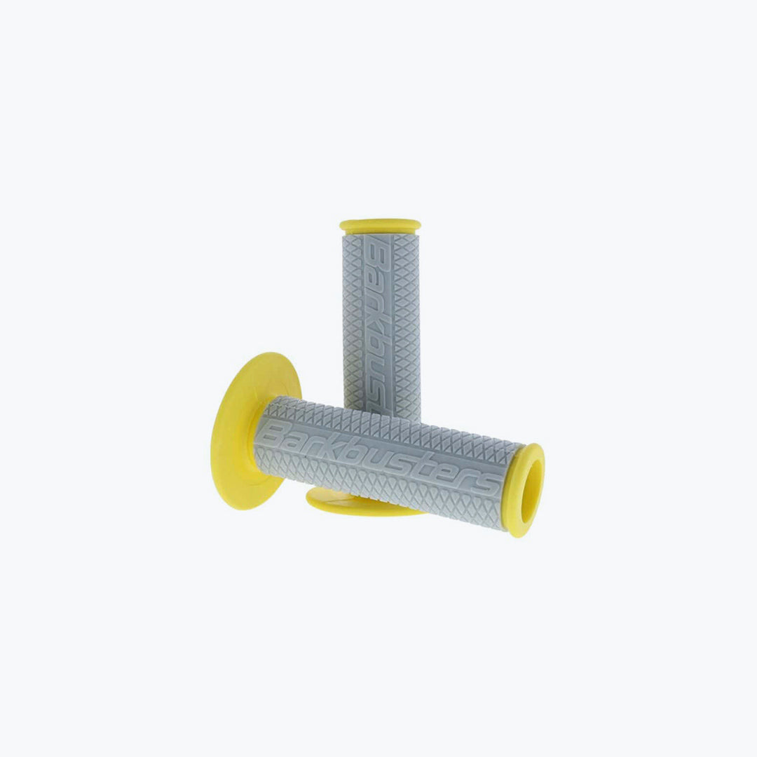 BARKBUSTERS HANDLEBAR GRIPS GREY YELLOW