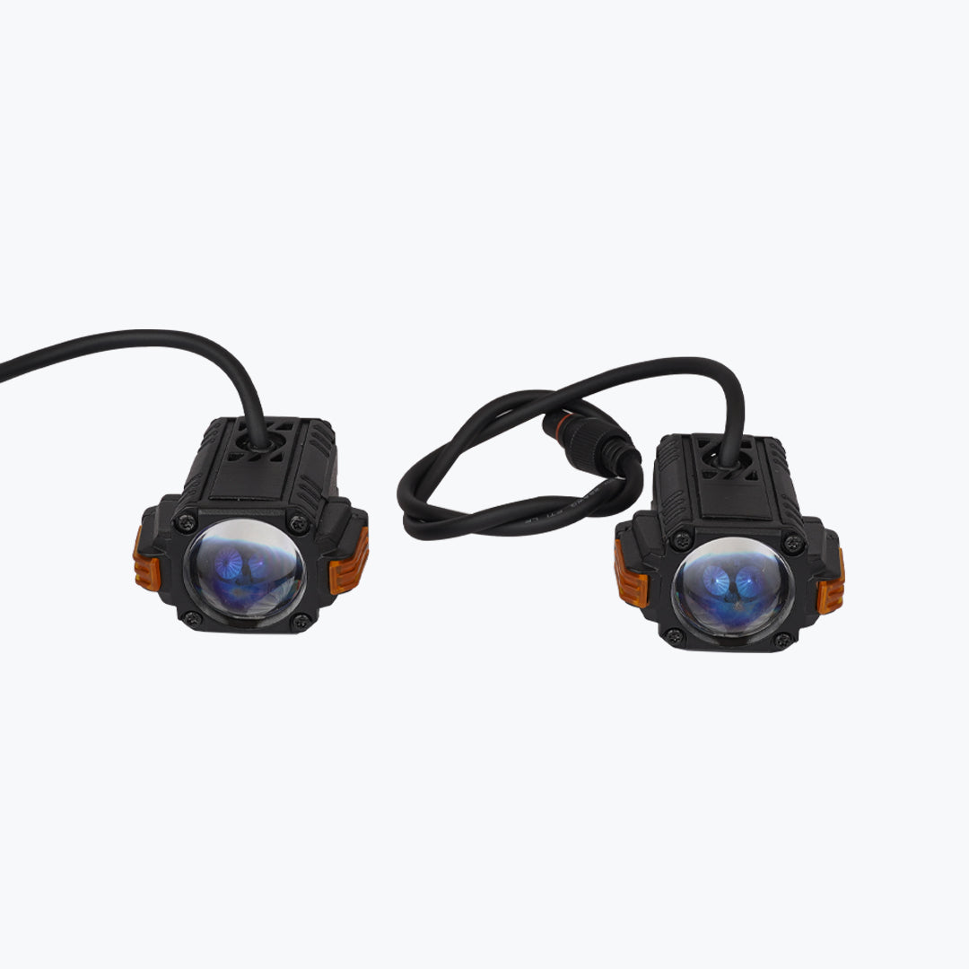 HJG UNIVERSAL SQUARE AI CAM S83 FOG LIGHT WITH WIRE HARNESS | GS
