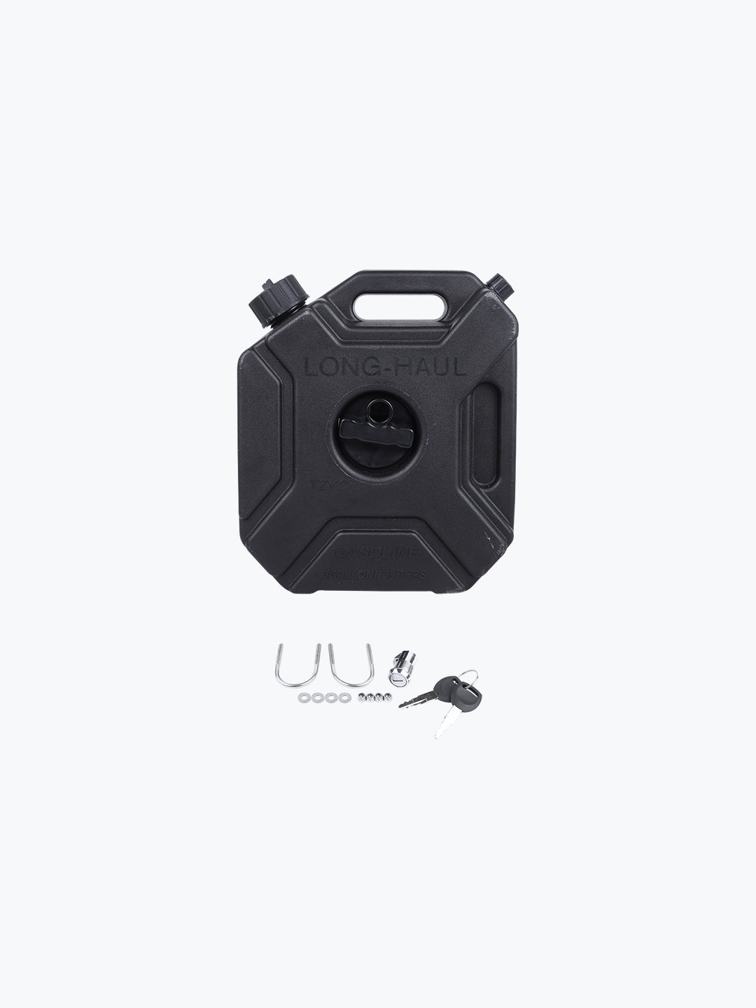 Jerrycan With Key Locking Fittings 5LTR Black