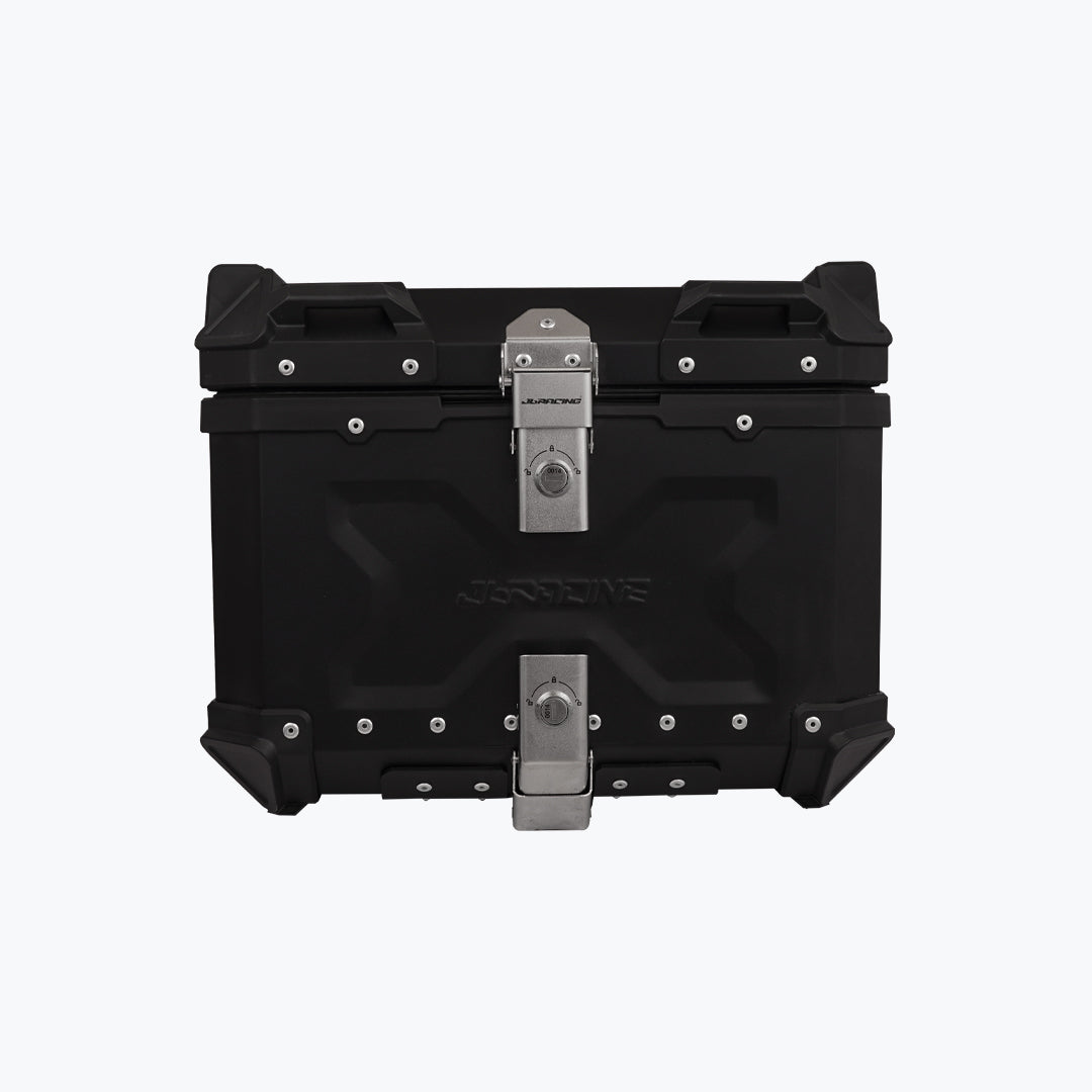 JB RACING TOP CASE 45L BLACK PREMIUM WITH BACK REST PAD  | GS02