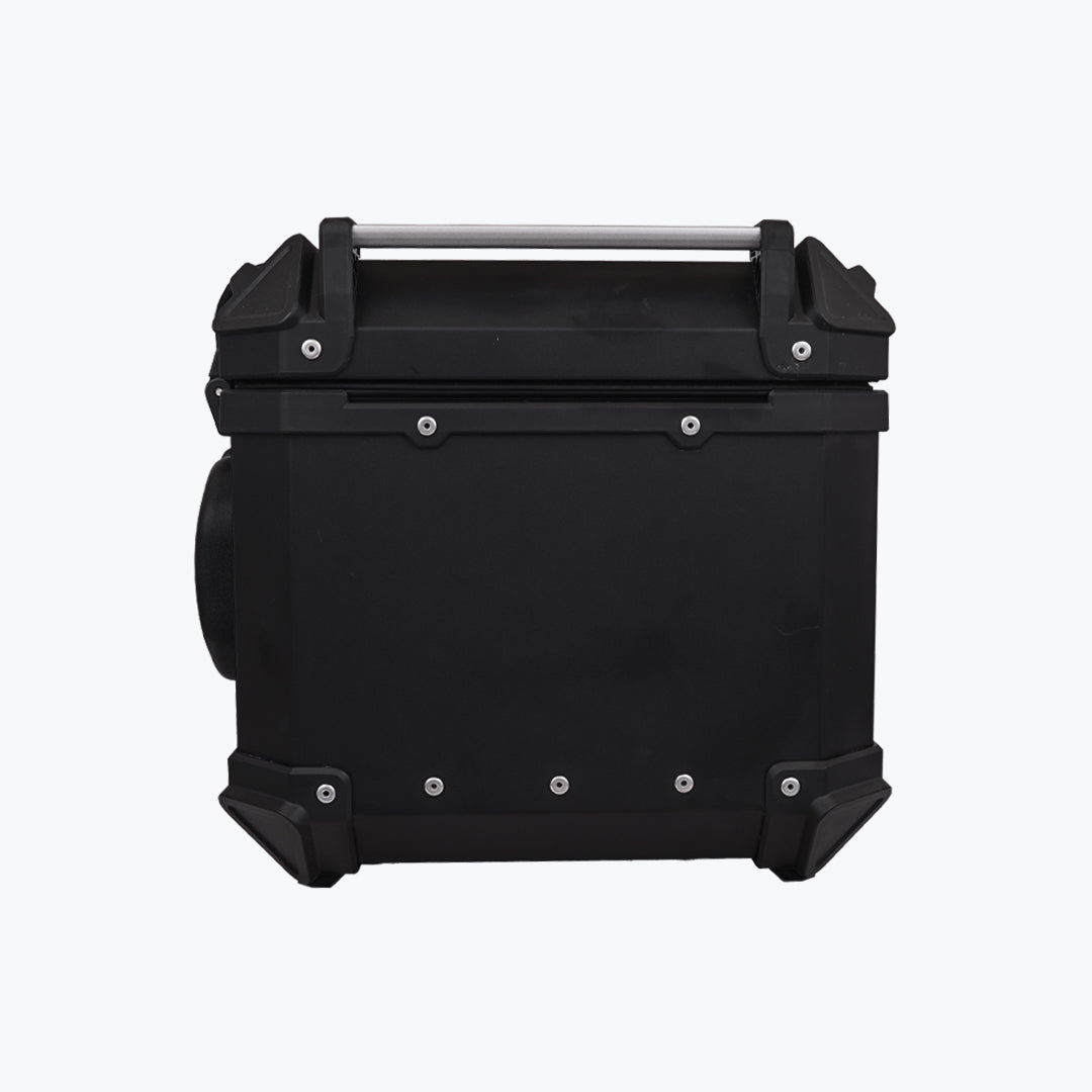 JB RACING TOP CASE 45L BLACK PREMIUM WITH BACK REST PAD  | GS02