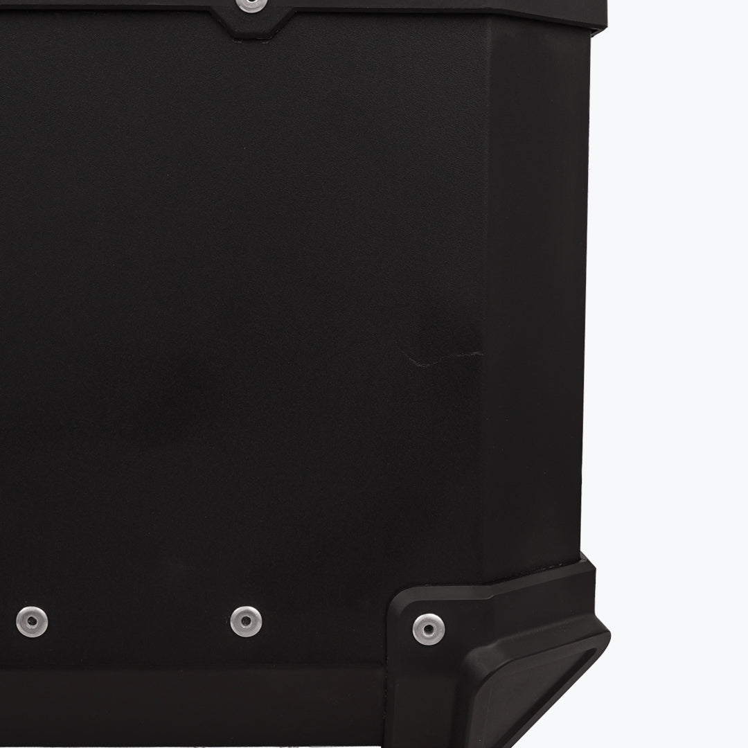 JB RACING TOP CASE 45L BLACK PREMIUM WITH BACK REST PAD  | GS02
