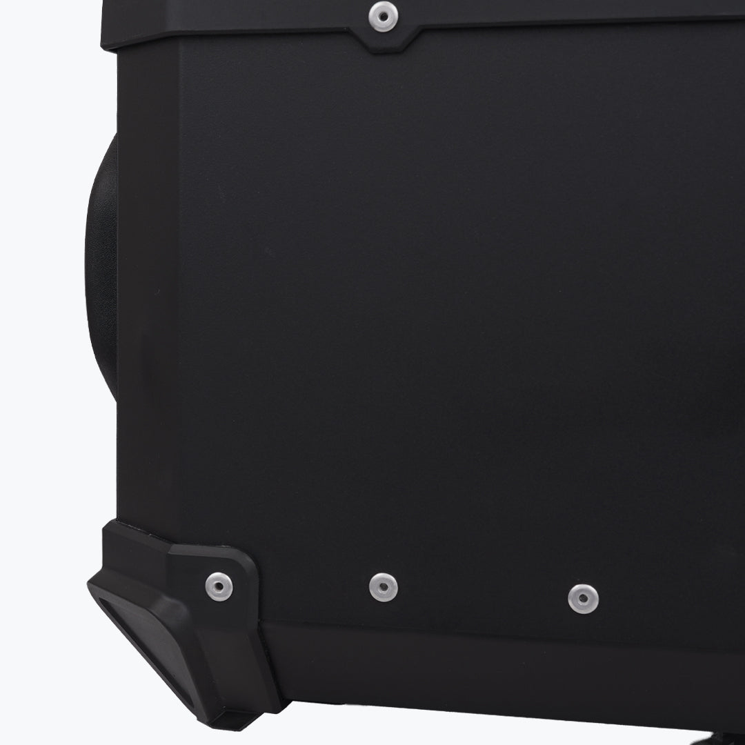 JB RACING TOP CASE 45L BLACK PREMIUM WITH BACK REST PAD  | GS02