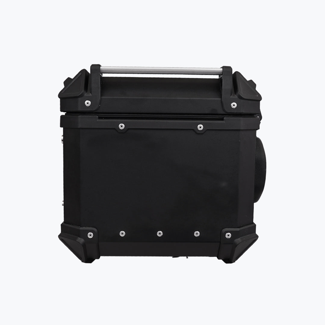 JB RACING TOP CASE 45L BLACK PREMIUM WITH BACK REST PAD  | GS02