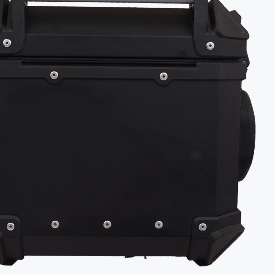 JB RACING TOP CASE 45L BLACK PREMIUM WITH BACK REST PAD  | GS02