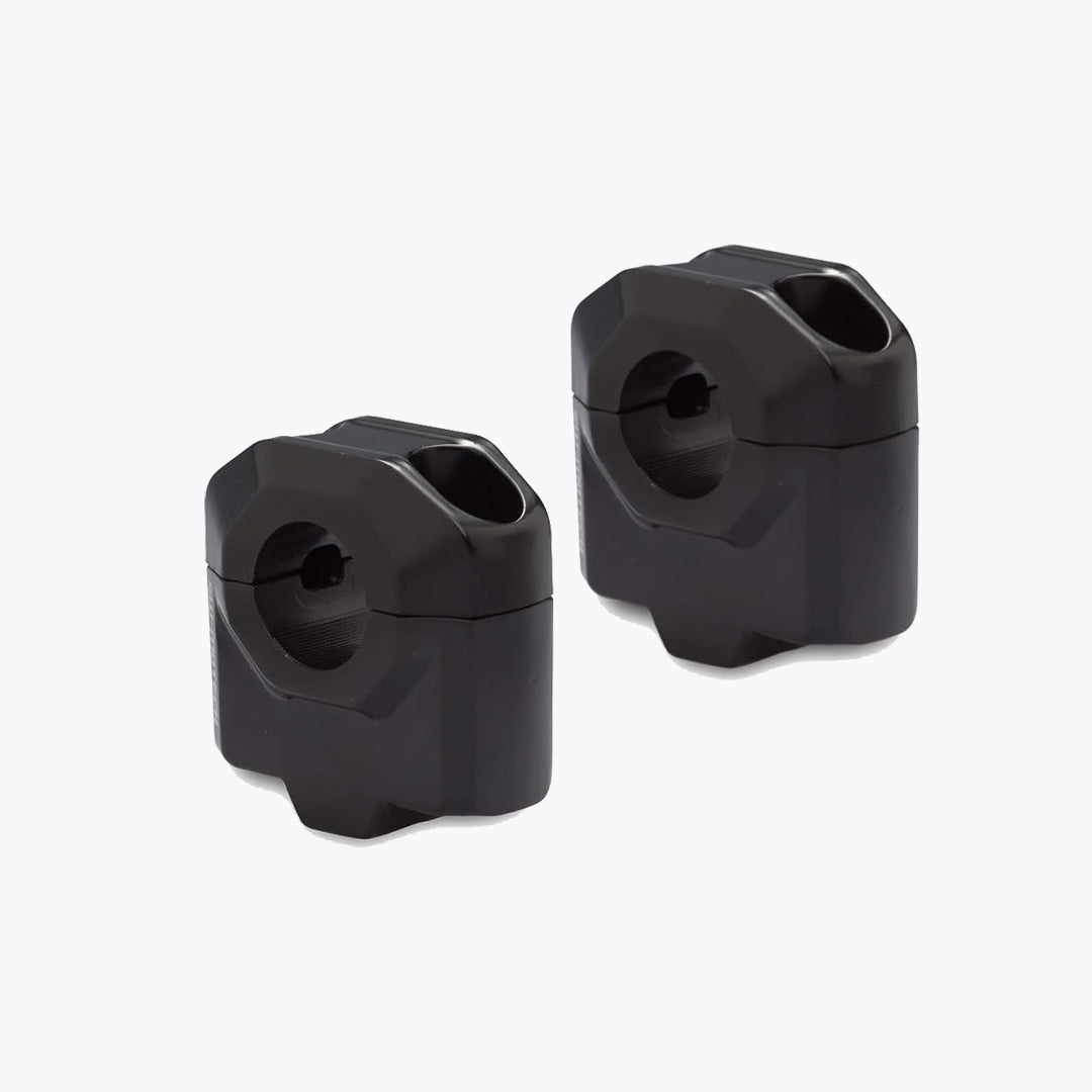 SW-MOTECH 30MM HANDLEBAR RISERS/22MM HANDLEBARS BLACK