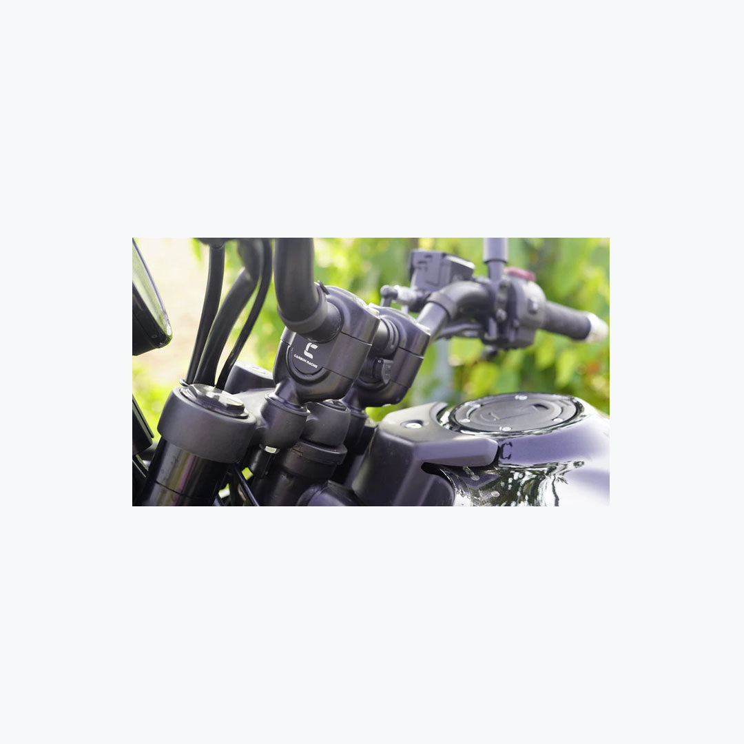 CARBON RACING 1 INCH HANDLE RISER HIMALAYAN 450 Black