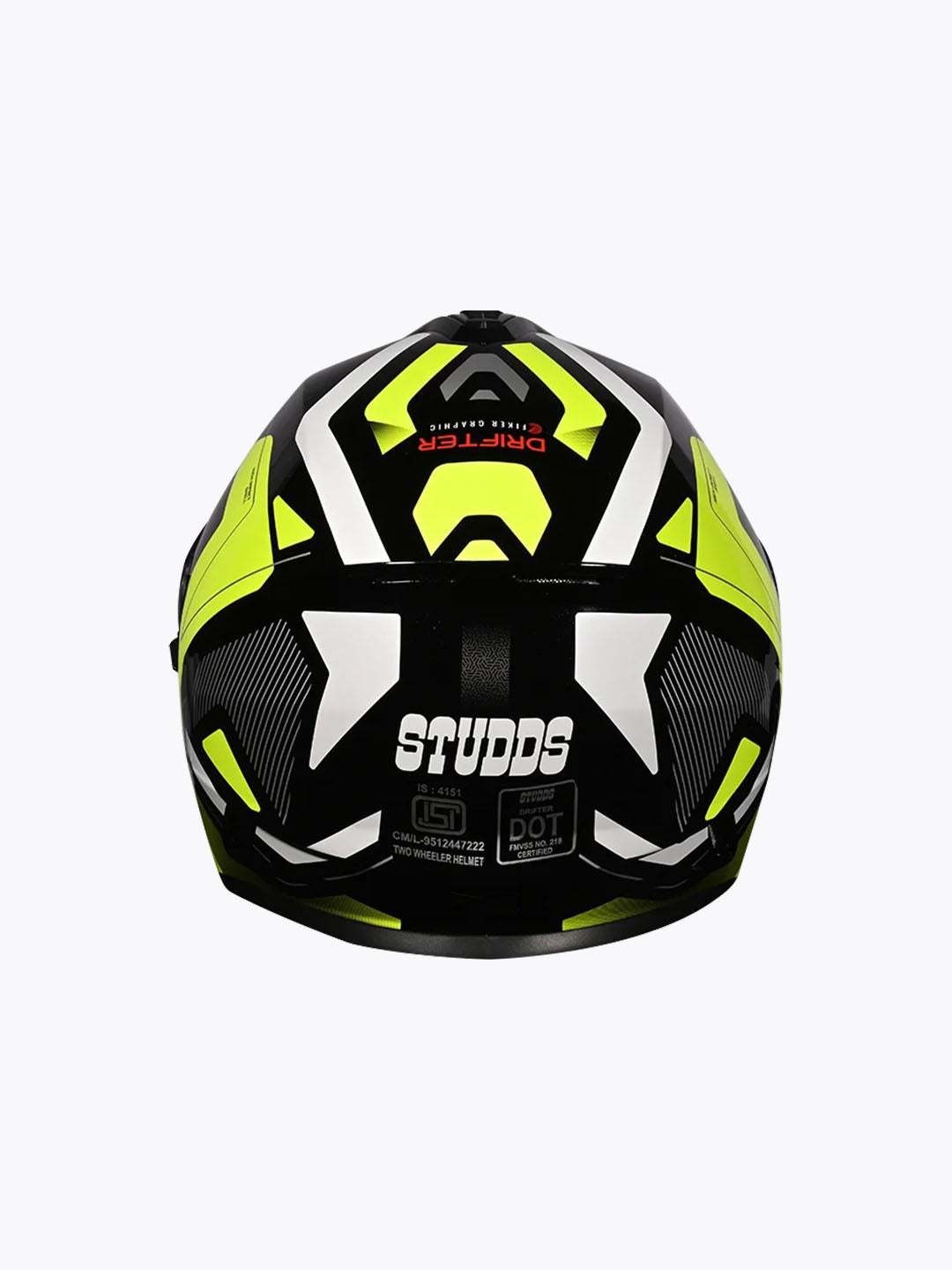 STUDDS Drifter D5 Black N5 Yellow