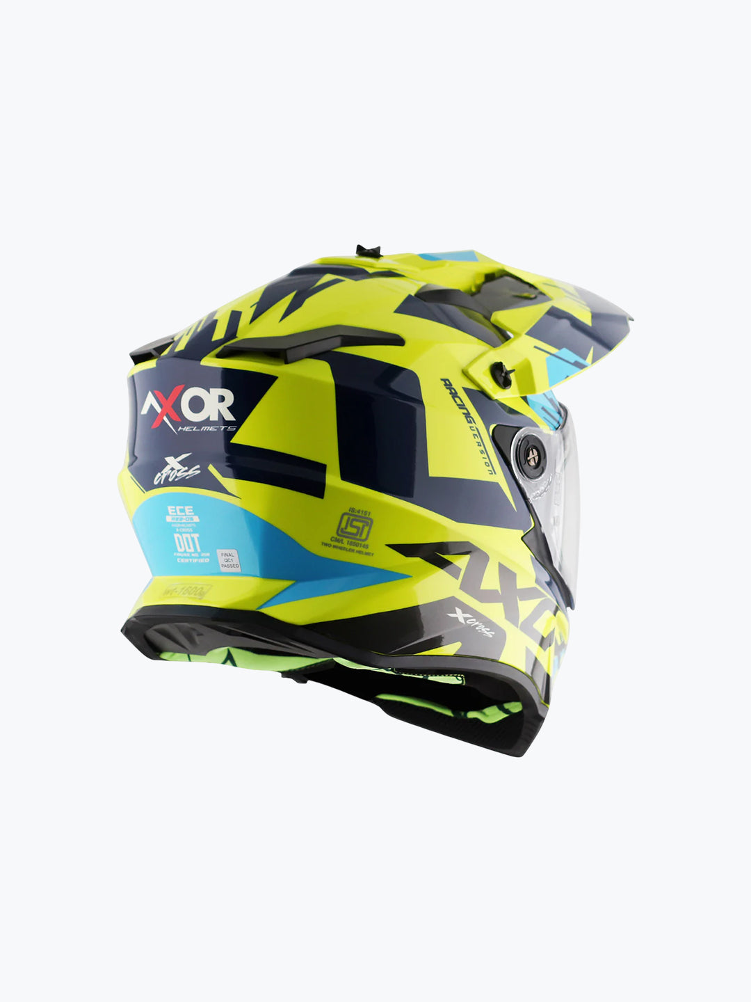 Axor X Cross X1 Dual Visor Neon Yellow Blue